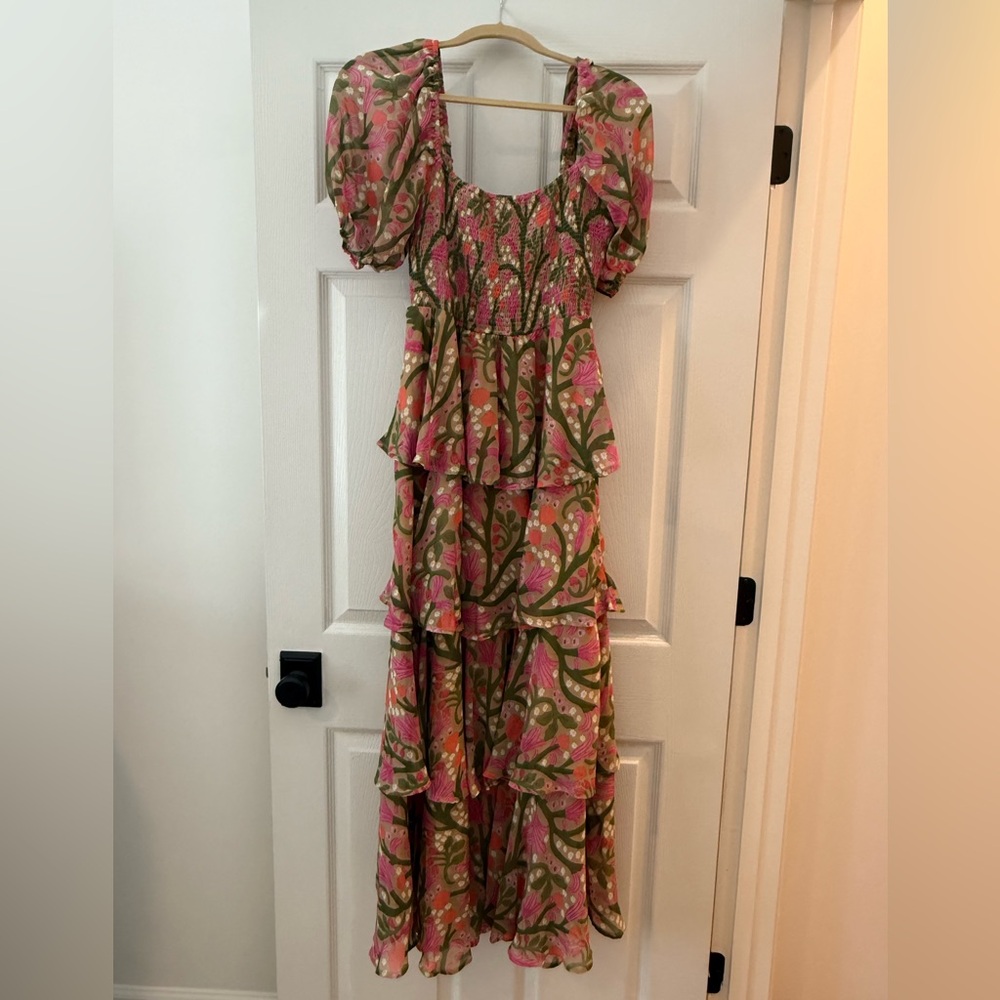 Floral Tiered Maxi Dress